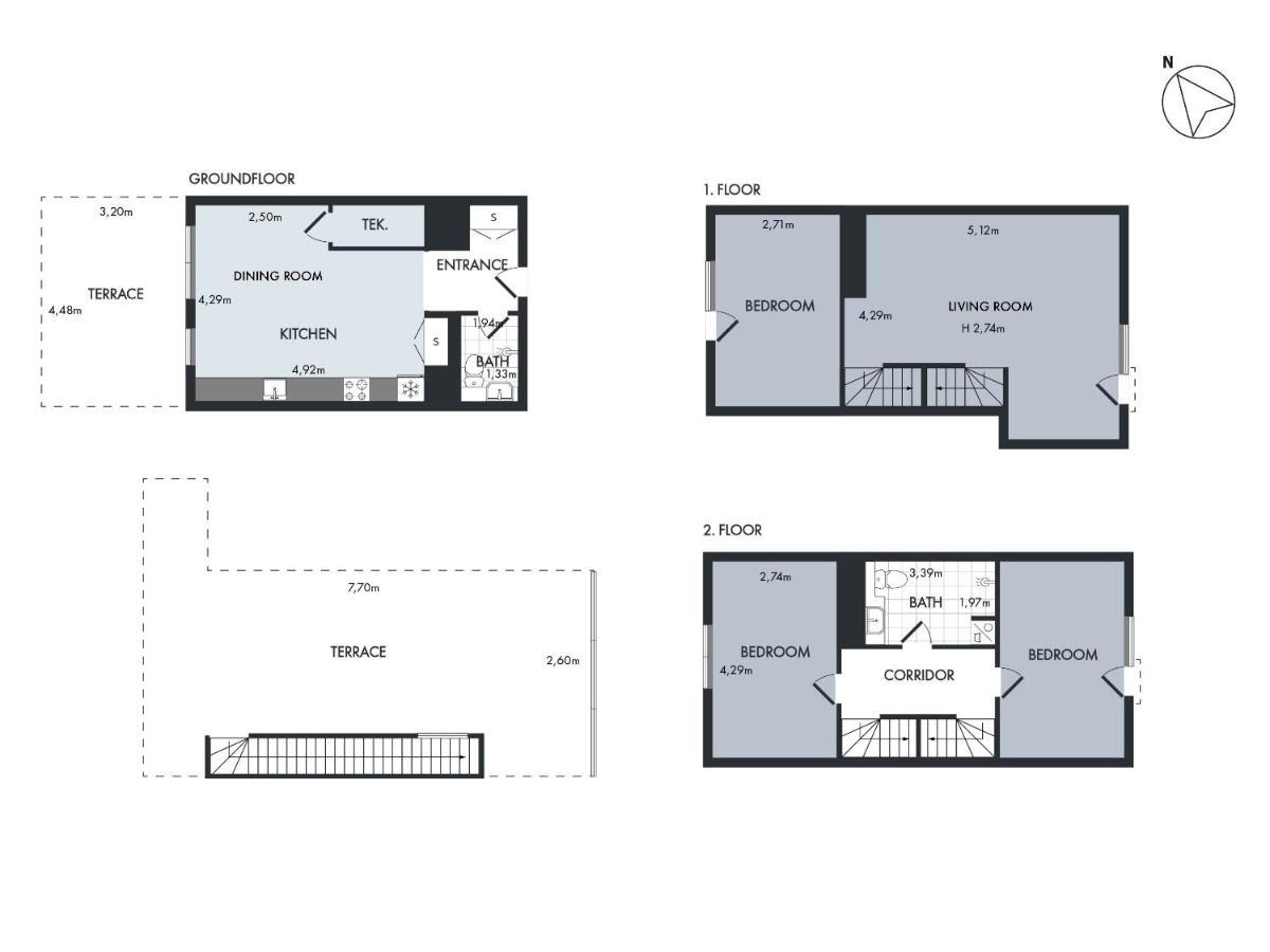 Sanders Pier - Fantastic 3-Bedroom Townhouse With Balcony Terrace Copenhague Extérieur photo